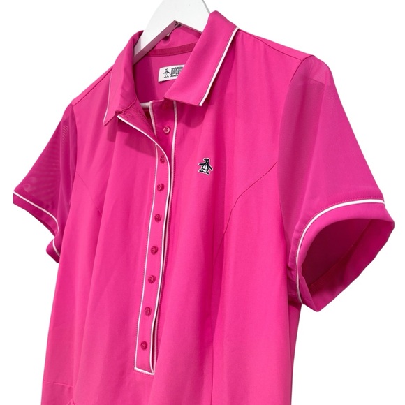 Original Penguin Women's Veronica Romper with Mesh Sleeves Size Large Womens NWT - Picture 4 of 13